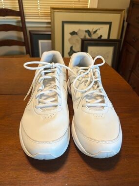 Reebok Men’s DMX Max White Leather Tennis Shoes Size12 Style 119450502